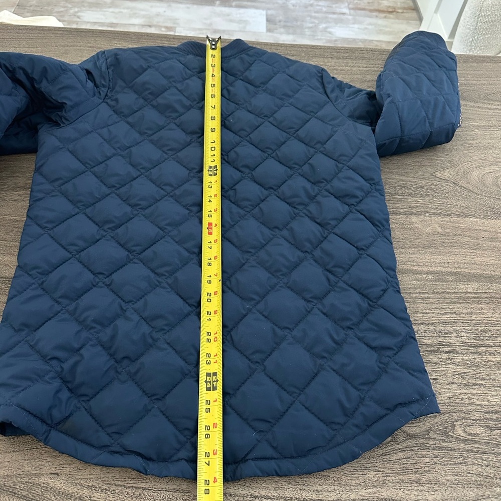 Abercrombie Kids Navy Jacket with Mustard Lining - Picture 5 of 9